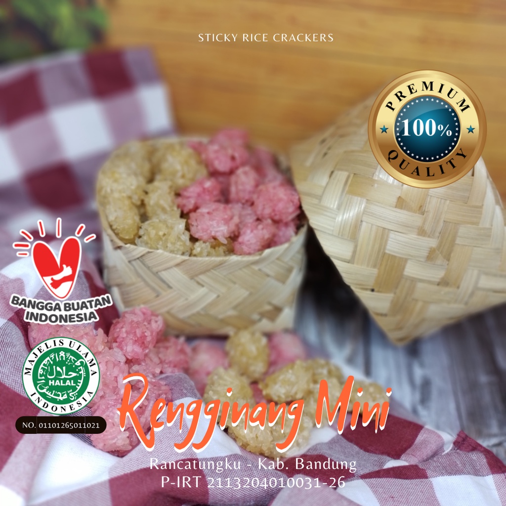

Rangginang Mini Mentah Campur Terasi Gula Aren 250 gram