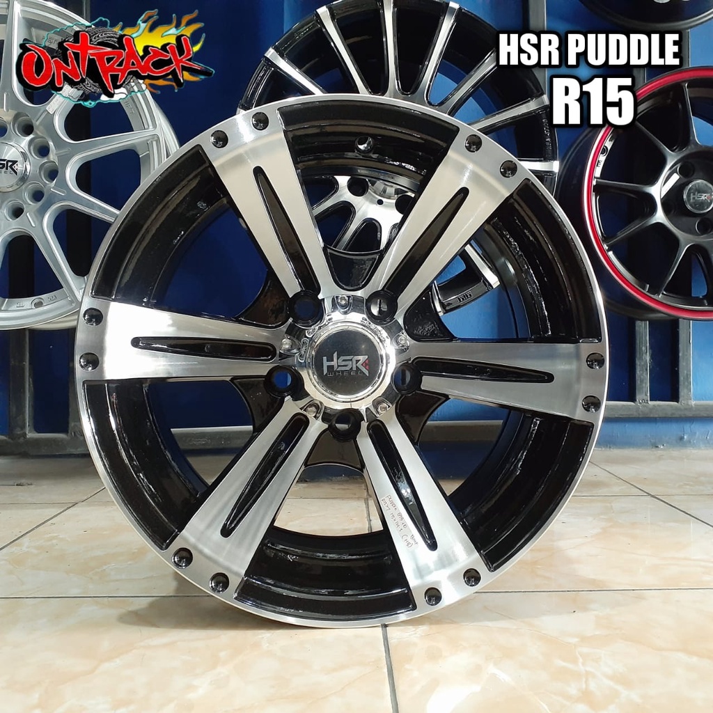 velg hsr offroa r15 lubang 5x114,3 / velg mobil rush r15/ velg mobil terios r15 / PUDDLE R15X7 H5X11