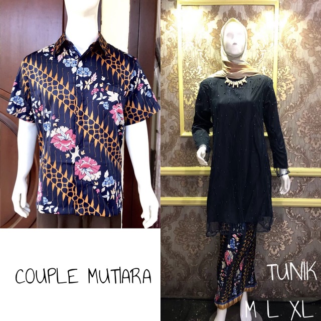 TUNIK MUTIARA AKAR COUPLE / KEBAYA COUPLE / KEBAYA MODERN / KEBAYA TUNANGAN