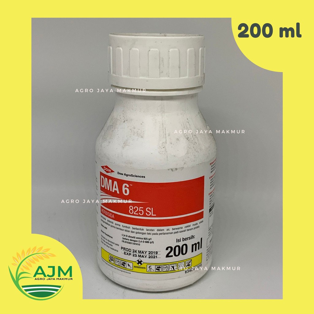 DMA-6 825SL 200ml Herbisida Obat Pembasmi Rumput Liar Selektif Padi