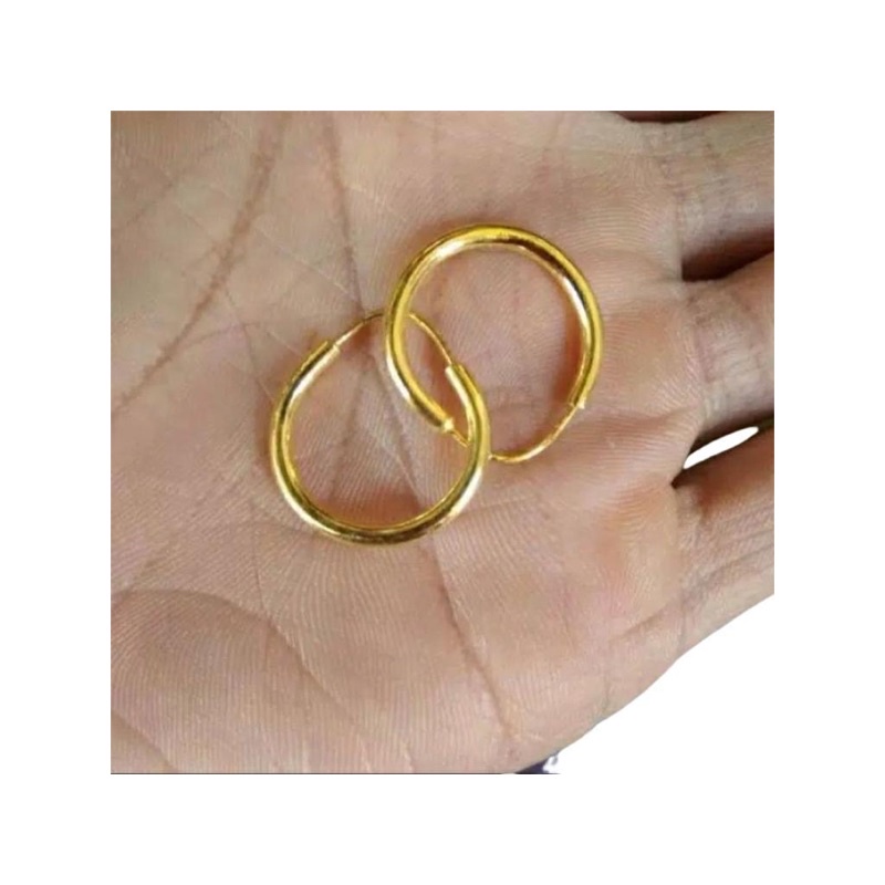 anting emas 24k kadar 99