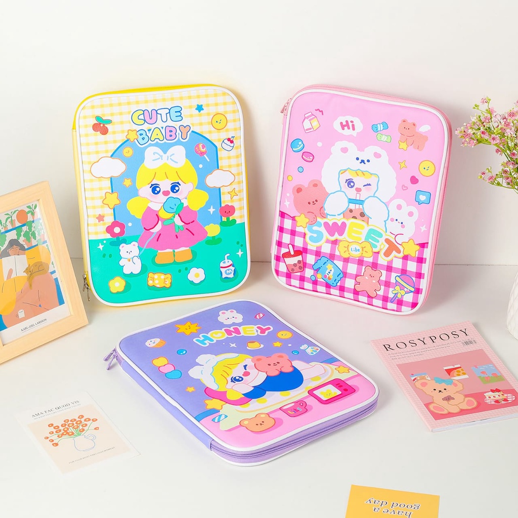 Sleeve Case iPad 11 inch Pouch protective case Korea Style tempat penyimpanan iPad tablet android