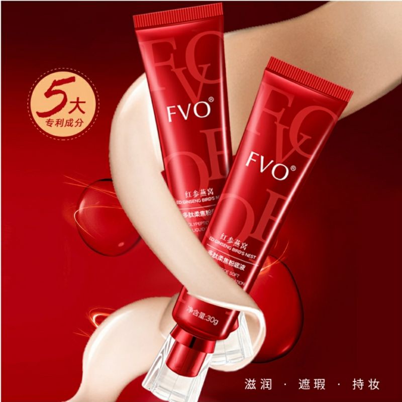 FVO FOUNDATION WATERPROOF BIRD'S NEST RED GINSENG bukan FV