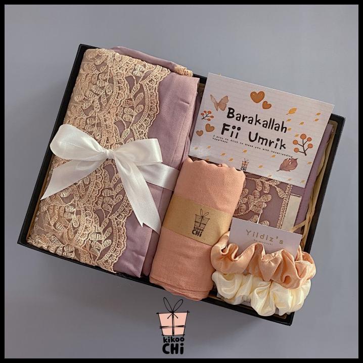

Kikoochi Ghazea - Hampers Lebaran Hadiah Kado Ulang Tahun Mukena Hijab