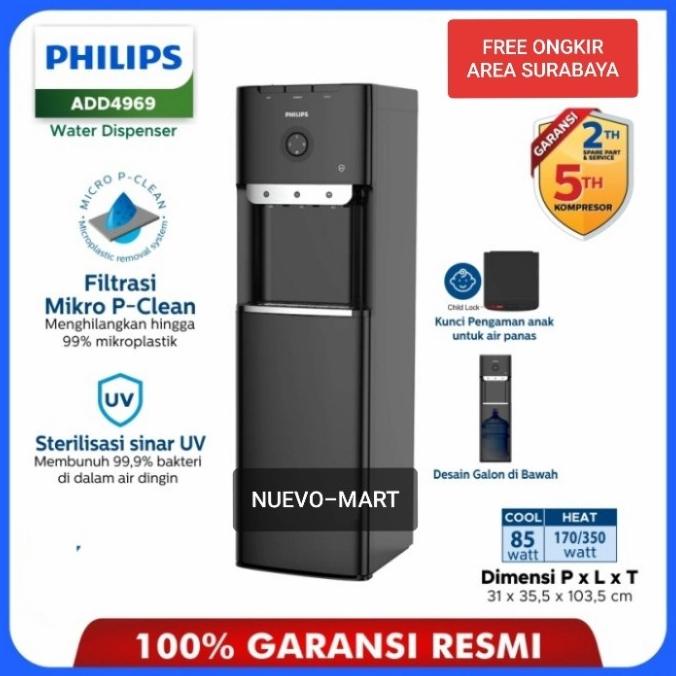 Dispenser Air Philips ADD4969|70 Galon Bawah UV LED Micro P-Clean