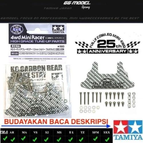 Hesa | Tamiya 95125 Hg Carbon Rear Brake Stay 1.5Mm Fully Cowled 25Th Anniv Kekinian Terlaris