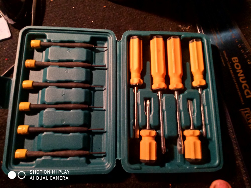Kenmaster Tm615  Toolkit Obeng Jam Arloji Plus Minus Set Koper Lengkap
