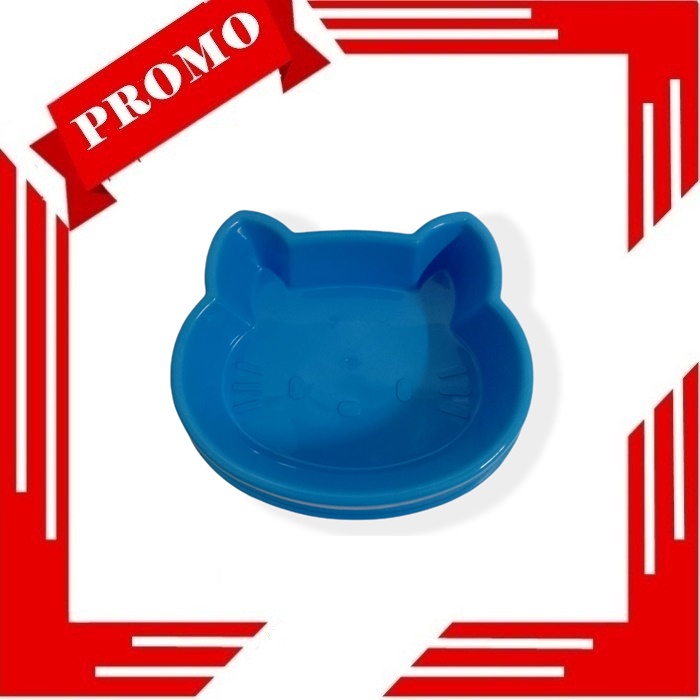 SUPER PROMO Pet Bowl Single - Tempat Makan Bentuk Hello Kitty