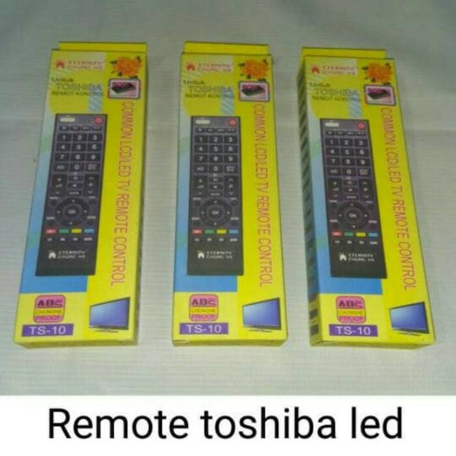 Remote TV Multi LED/LCD/TABUNG Merk Toshiba