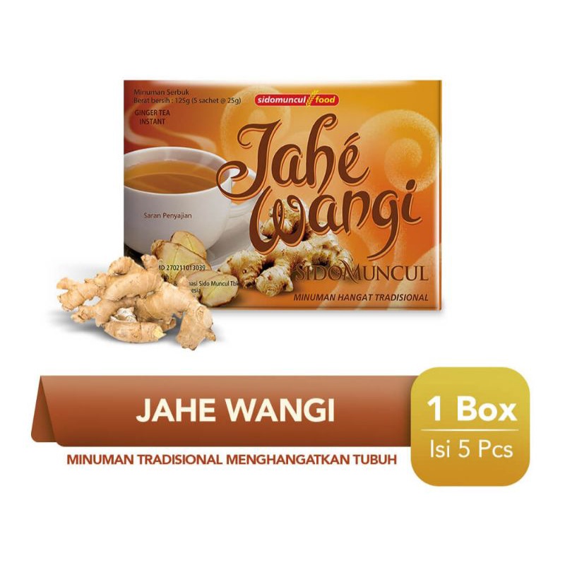 

Jahe Wangi Sidomuncul (isi 5 sachet)