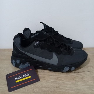 nike react element 55 grey black