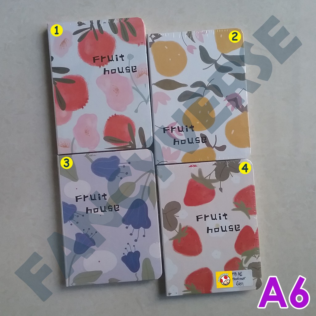 

Notebook Hardcover A6 Fruit 6101 / Agenda Diary Notes Buku Catatan