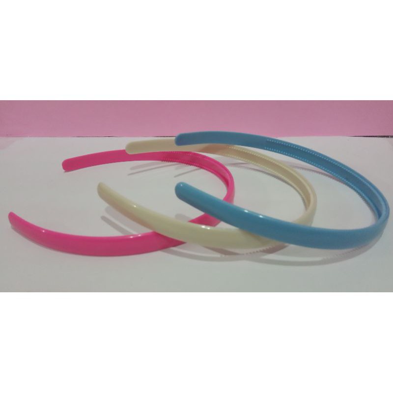 BANDO GEPENG 1CM SATUAN WARNA RANDOM/ BANDO POLOS 1CM/ BANDO PRIA WANITA