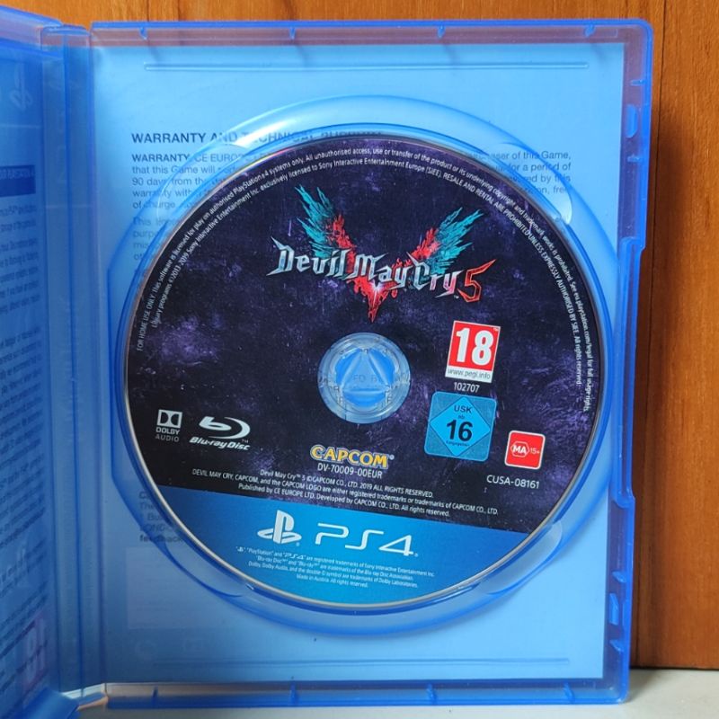 Kaset Devil May Cry 5 PS4 Devilmaycry Playstation PS 4 5 DMC V My Cray CD BD Game Deviomaycry5 Cry5 devilmycry