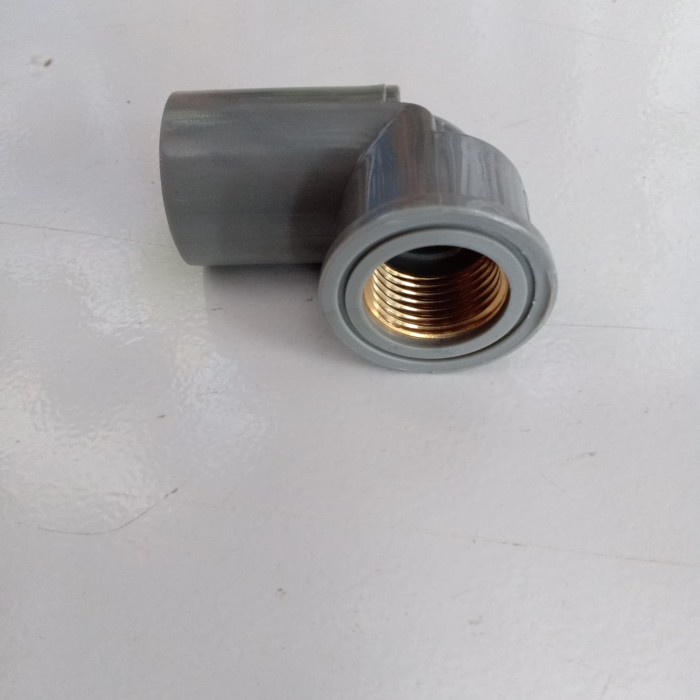 keni drat 1/2in kuningan Elbow 1/2" sambungan L pipa keran drat kuning