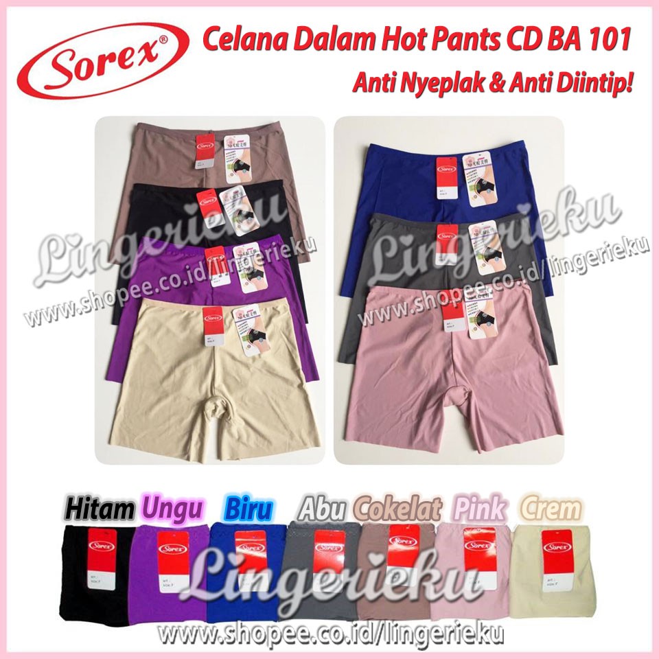 Sorex BA 101 CD Celana Dalam Wanita Lembut Hot Pants Tanpa Jahitan