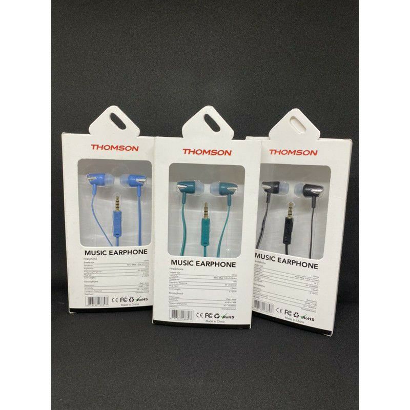 HF HEADSET/EARPHONE THOMSON METAL + MIC SUPER BASS
