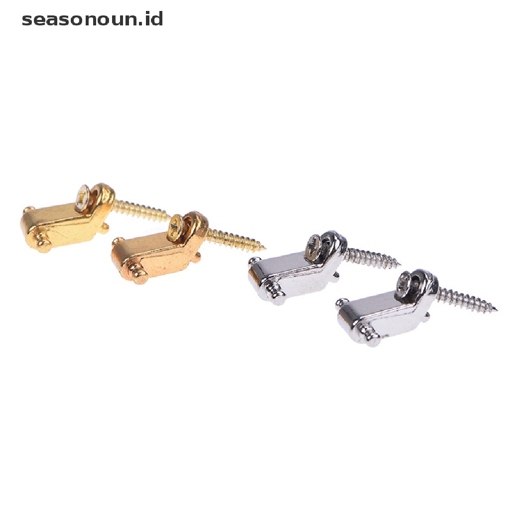 2 Pcs roller string tree retainer guide Untuk Gitar Elektrik