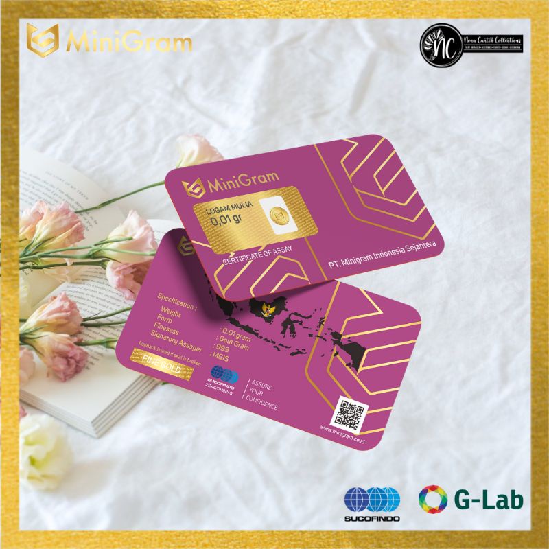 MINIGRAM 0.05 Gram / MINIGOLD / ANTAM/ LOGAM MULIA