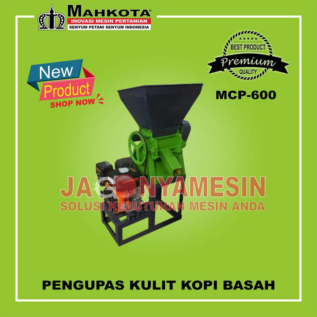 Mahkota  Giling Kopi / Pengupas Kopi Kulit Basah MCP-600