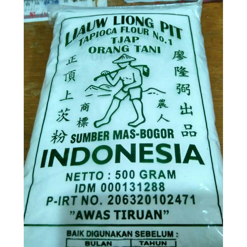 

Tepung Sagu Tapioka Tani / Tapioca Flour Liauw Liong Pit