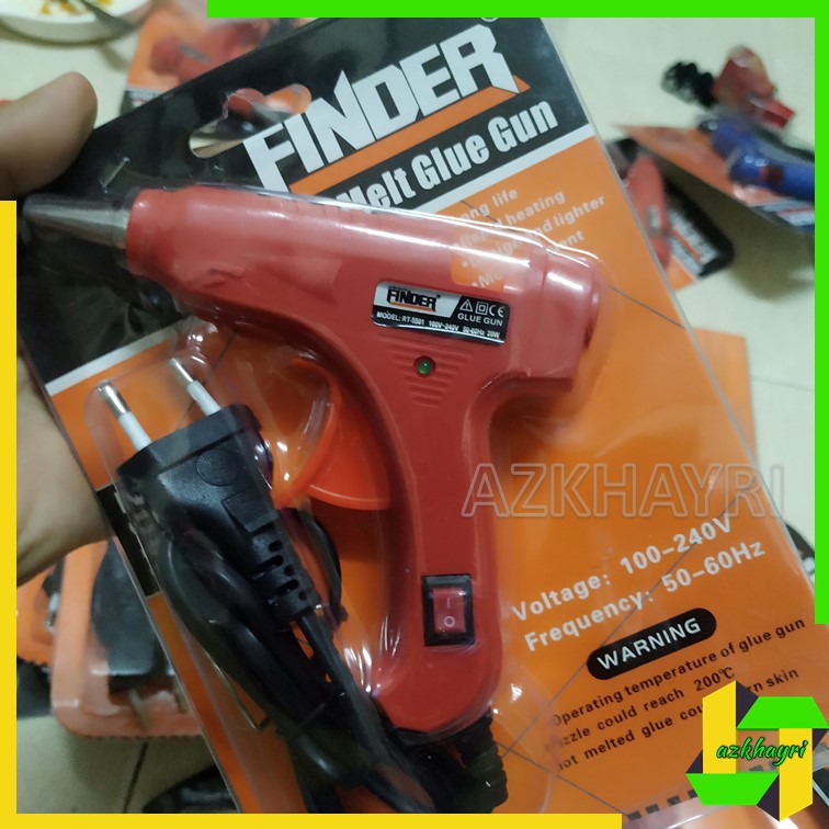 Glue Gun Gluegun 20 Watt / Alat Lem Tembak 20Watt Finder Eagle