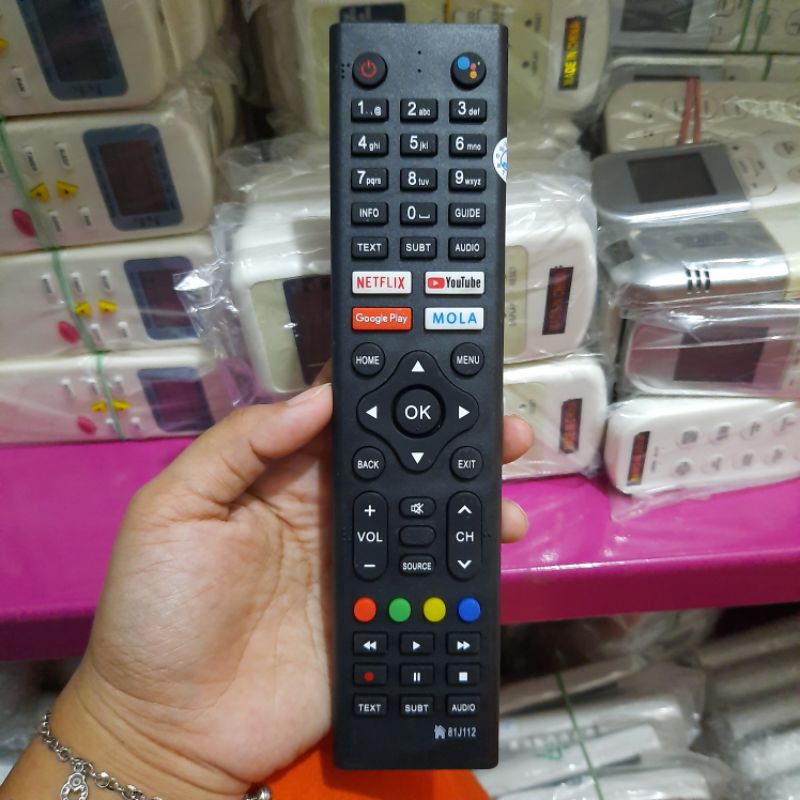 REMOTE REMOT SMART TV POLYTRON MOLA TV NETFLIX YOUTUBE SEPERTI ORIGINAL