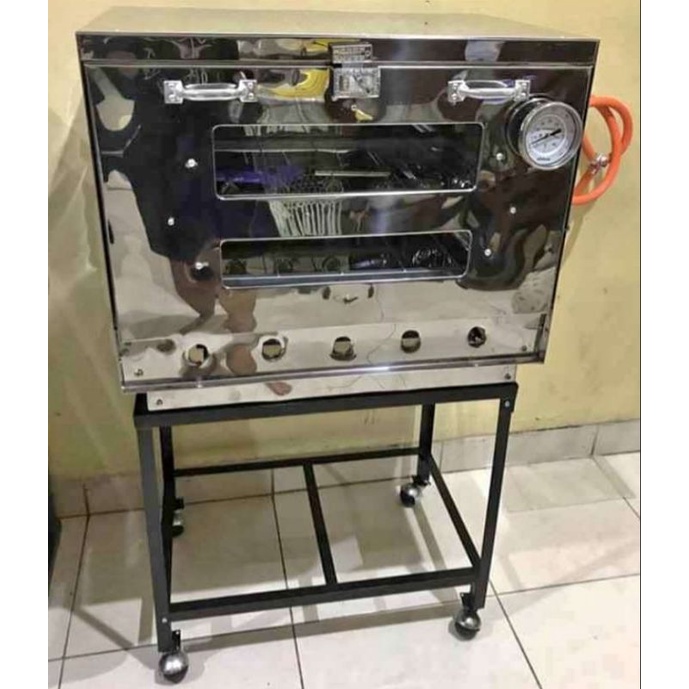 OVEN GAS + MEJA KAKI2 RODA + LOYANG + REGULATOR