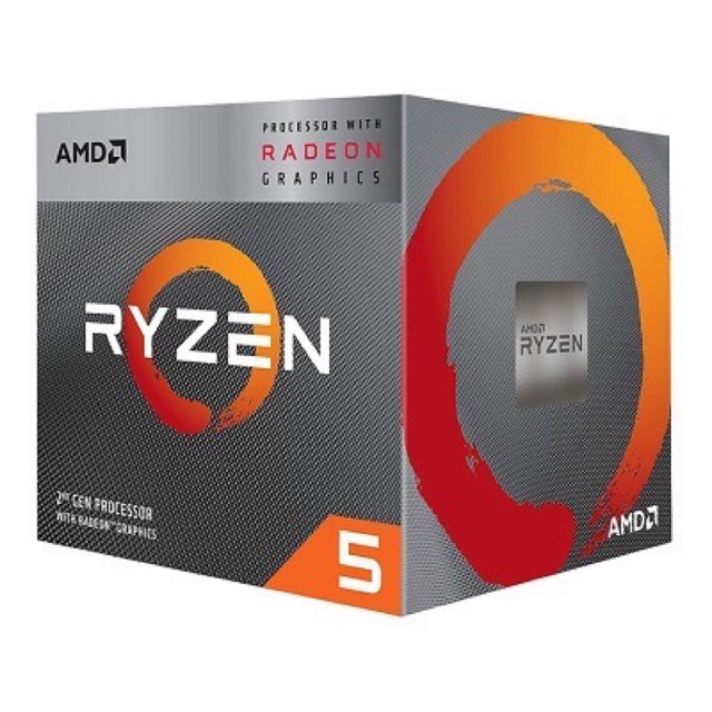 Processor AMD Ryzen 5 3400G with Radeon RX Vega 11 Graphics