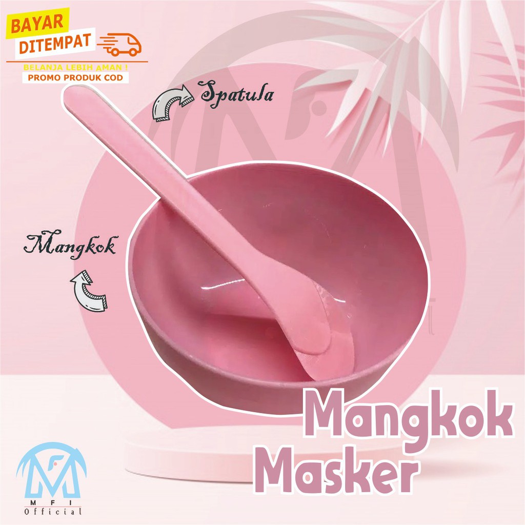 MANGKOK MASKER SET (MANGKOK + SPATULA) MANGKUK MASKER