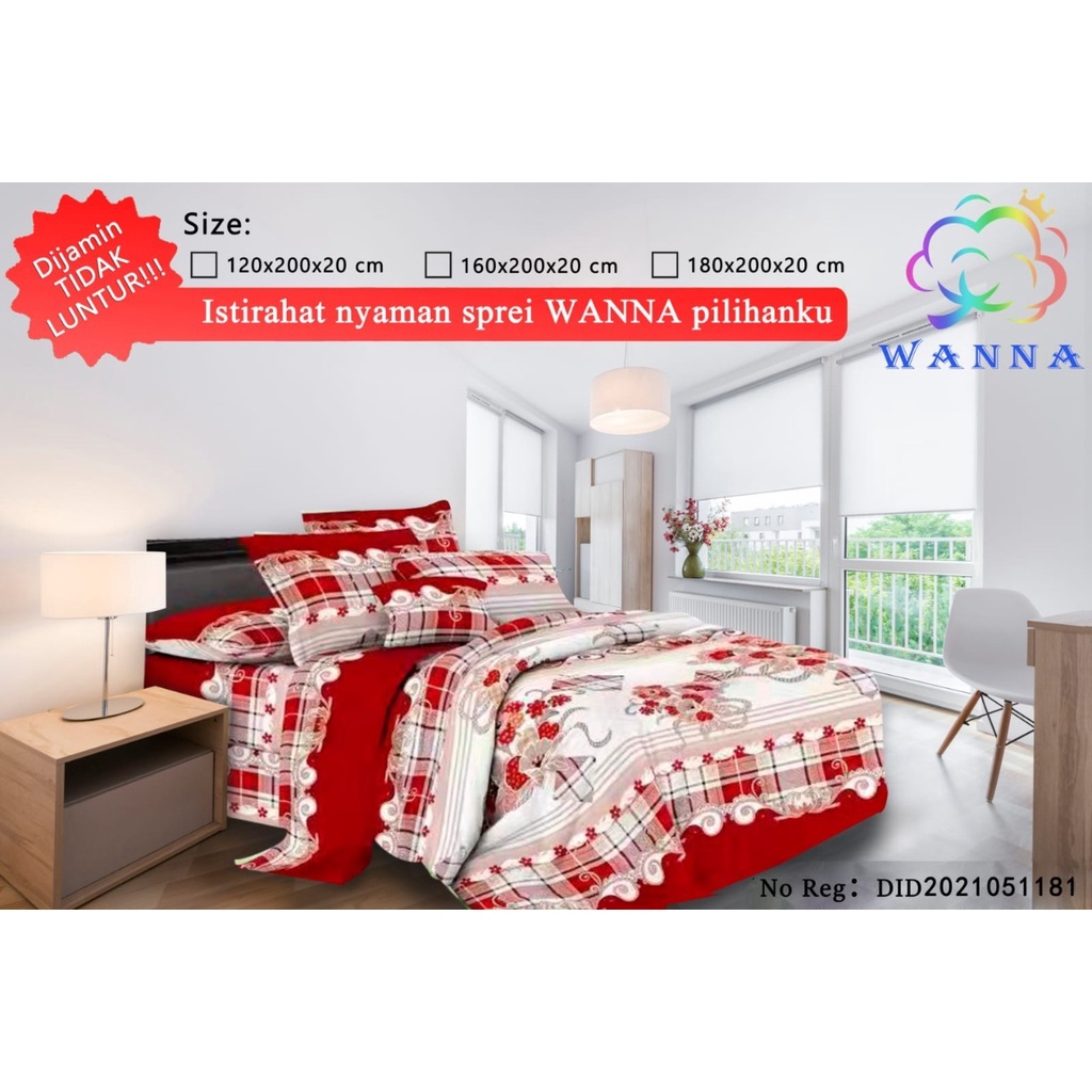 PROMO SEPRAI 3D DISPERSE ALL VARIAN - MOTIF2 KEMBANG DAN MINIMALIST SPREI TERBARU termurah COD