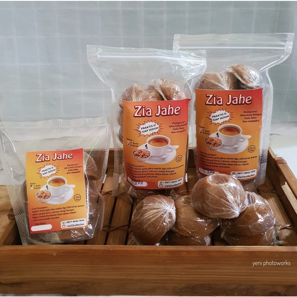 

ZIA JAHE GULA JAHE Minuman Jahe Siap Seduh Praktis Higienis