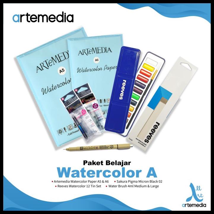 

Paket Belajar Watercolor - A