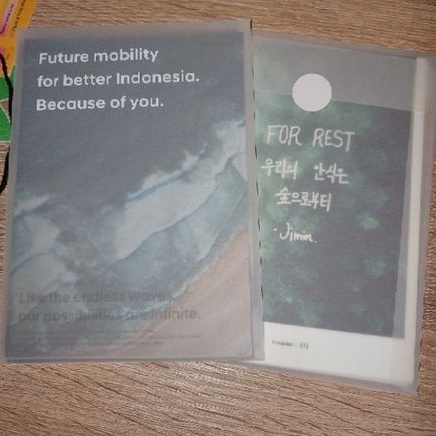 postcard hyundai x bts