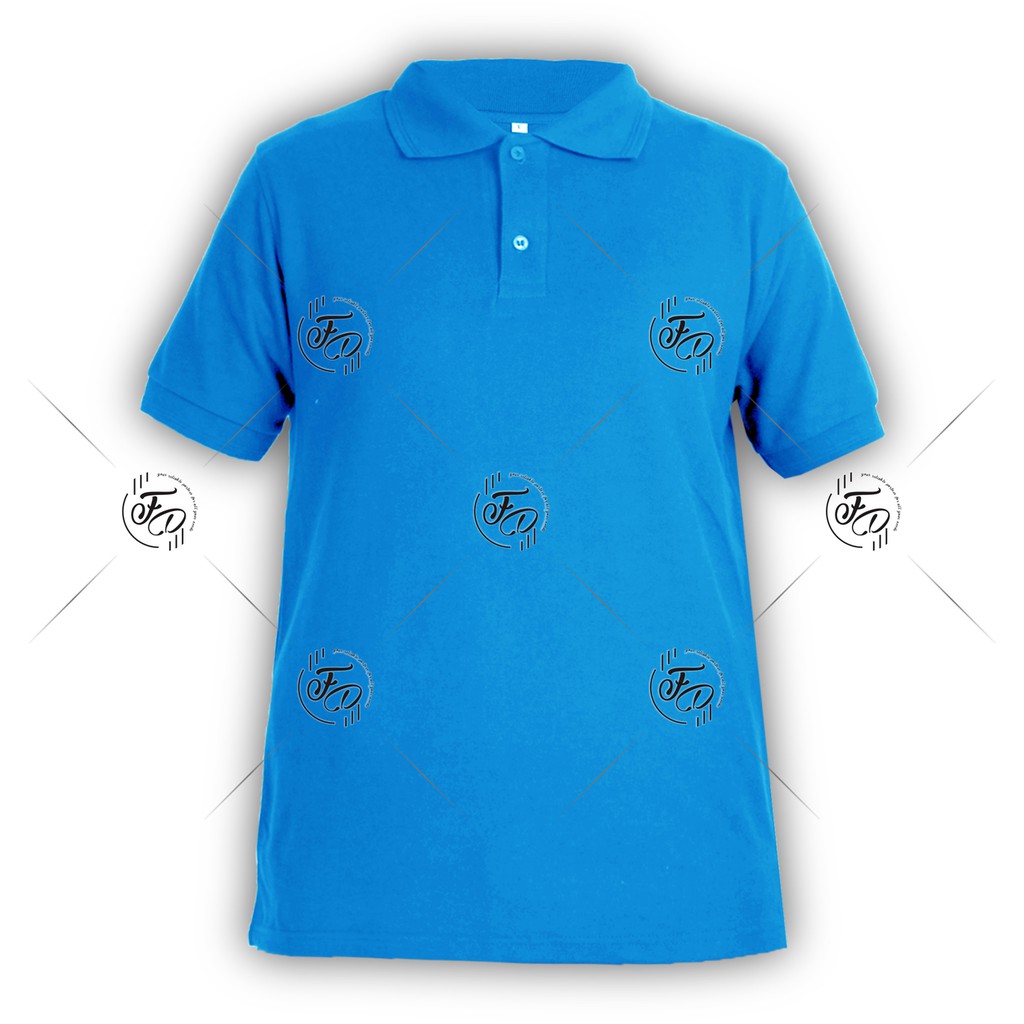 PREMIUM POLO SHIRT BIRU TURKIS Lengan Pendek Kaos Kerah PREMIUM POLO SHIRT BIRU TURKIS Lengan Pendek Kaos Kerah