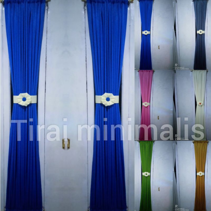 Gorden Jendela Kupu2 Minimalis Ikat Gorden Kupu Minimalis Gorden Pita Kupu Tebal Kombinasi Warna Tir