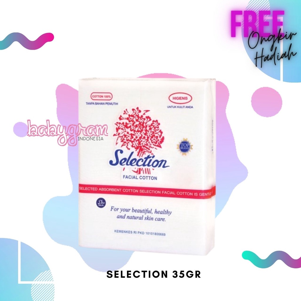 Kapas Wajah Selection 35gr Facial Cotton 35 gram