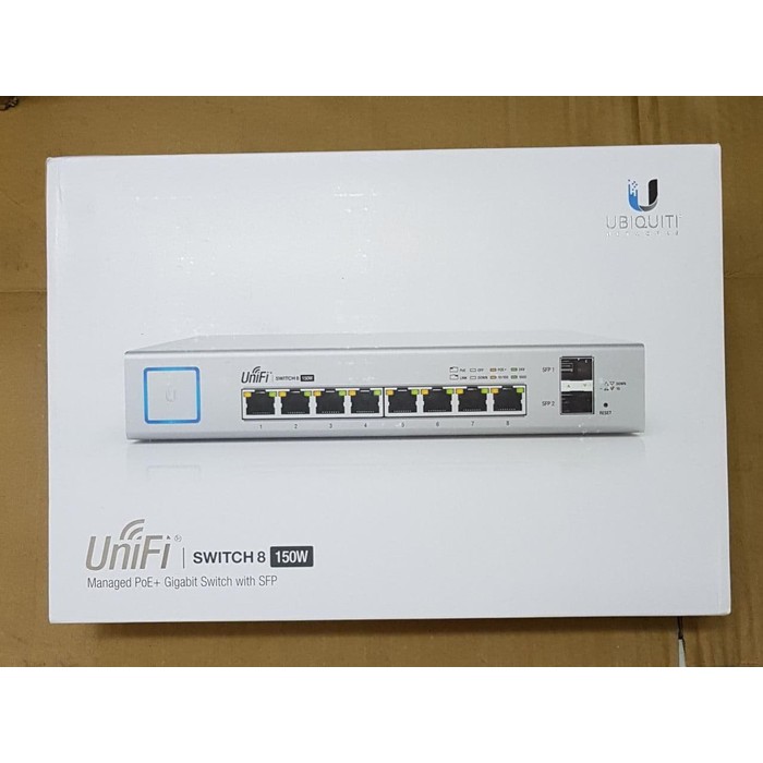 Spesial Ubiquiti Unifi switch 8 port POE 150w ( us-8-150w ) Terjangkau