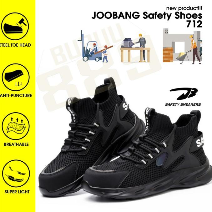 Sepatu Safety JooBang 712 / Sepatu Safety Steel Head Anti-Puncture