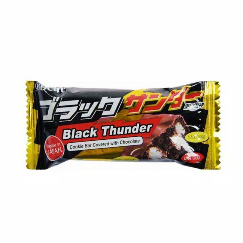 

Delfi Black thunder coklat import jepang 21gr per psc