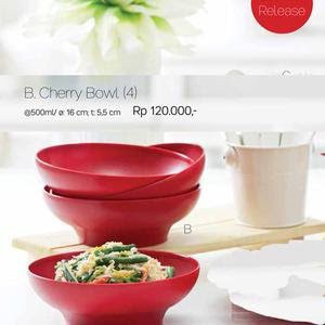 cherry bowl atau ideal bowl ungu ecer 1pc