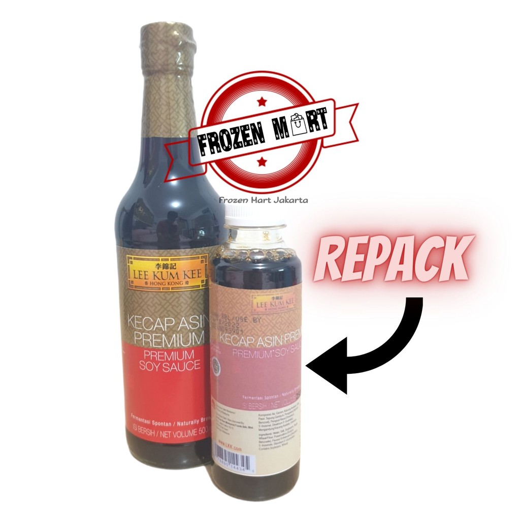 

LEE KUM KEE Premium Soy Sauce (Kecap Asin Premium) 250 Ml (Repack)