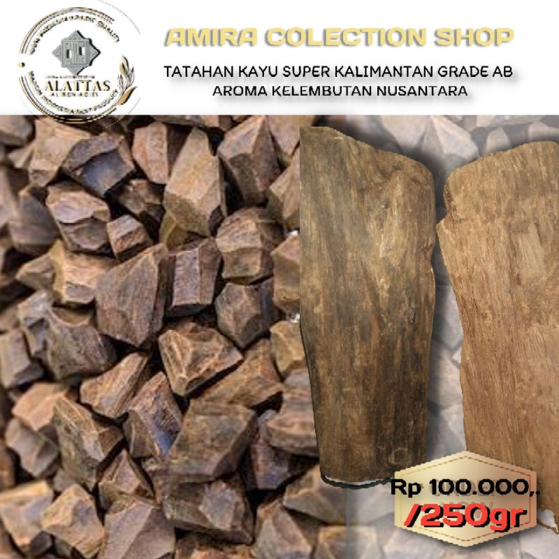 tatahan kayu gaharu /250gr kalimantan grade AB terbaik