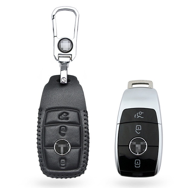 Case Kunci Remote Mobil Bahan Kulit Untuk Mercedes Benz C E Class W223 W206 C260 C300 S450 S500 S400