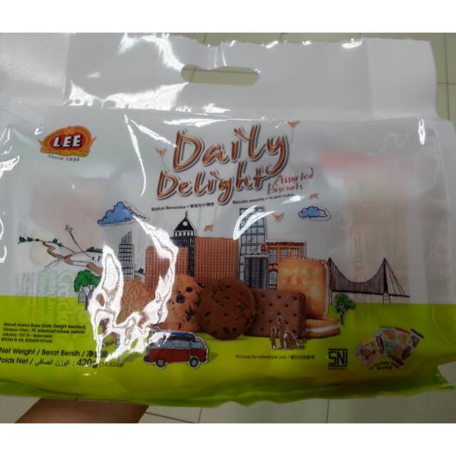 

LEE DAILY DELIGHT ASSORTED BISCUIT , BISKUIT IMPORT SNACK