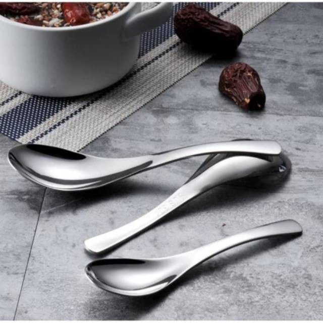 Terlaris!! Sendok Bebek Stainless Tebal / Sendok Soup Bebek / Sendok Kuah Bebek Serbaguna