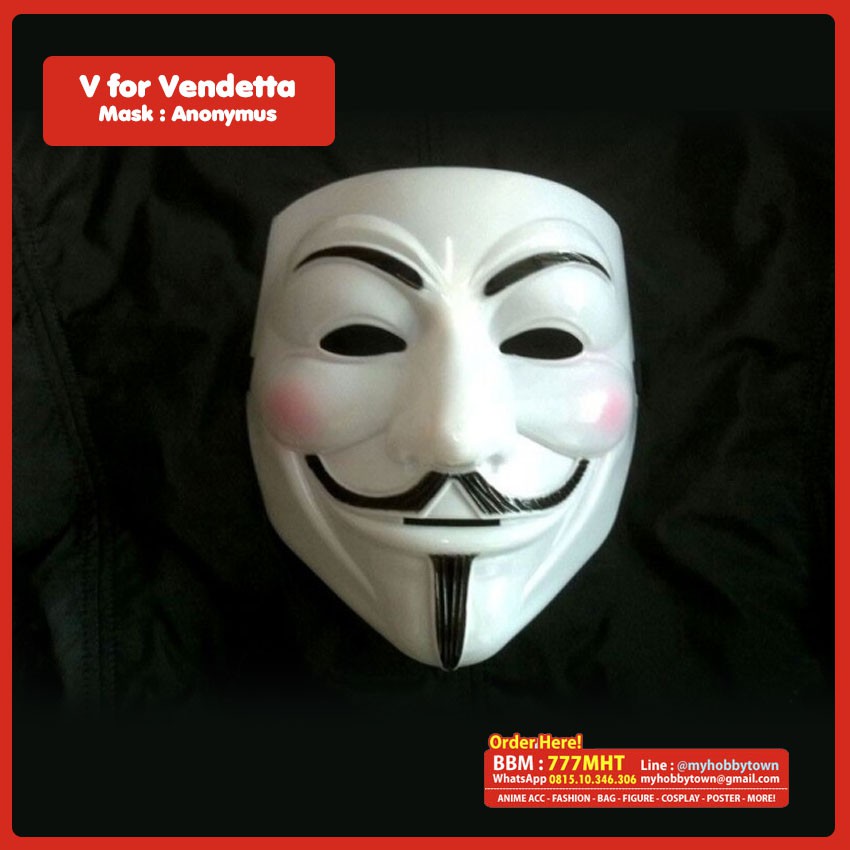 Topeng V For Vendetta : Anonymous