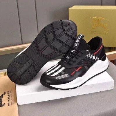 sepatu pria sneaker bur'ber'ry mirror quality shoes men cowok kets run away New model br