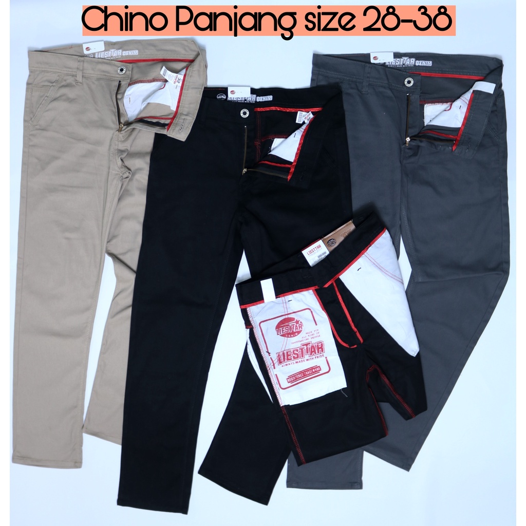 Celana Chino Mocca Pria