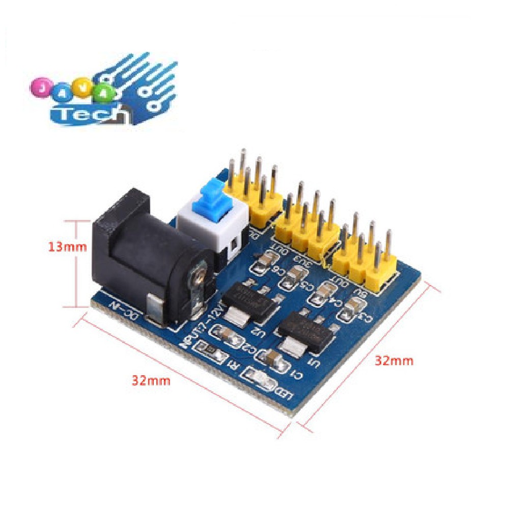 Modul DC-DC Voltage Converter Multi Output 12V 5V 3.3V 800mA